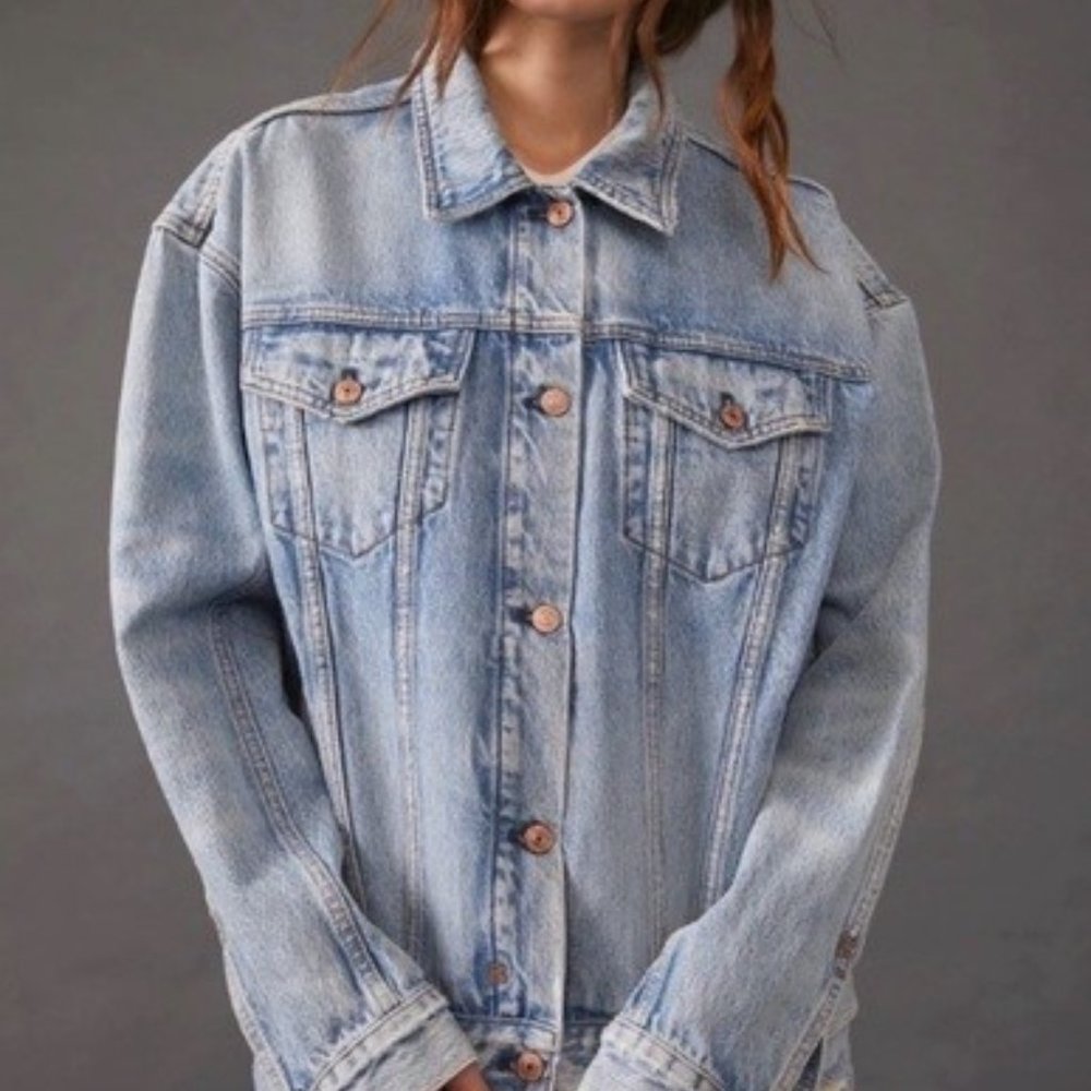 We The Free Jolene Trucker Denim Jacket
